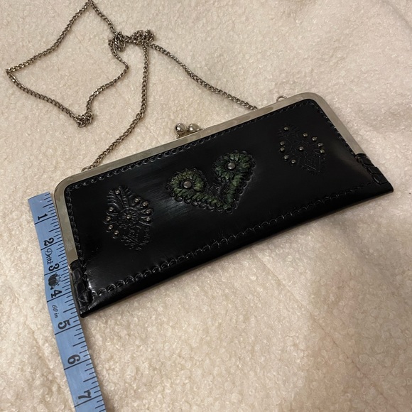 Leather folk purse - Picture 7 of 8